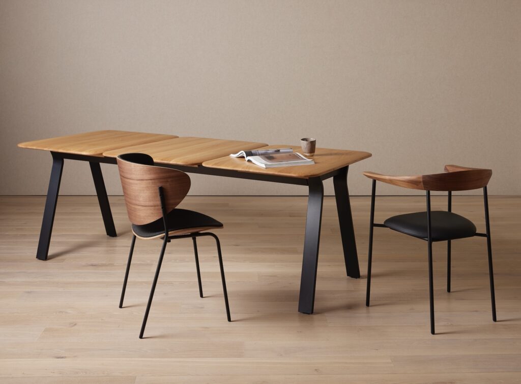 Nunc Nauvik designer dining chair, refined modern dining seating Melbourne Australia